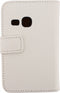 Samsung Galaxy Young S6310 Hoesje - Mobilize - Slim Wallet Serie - Kunstlederen Bookcase - Wit - Hoesje Geschikt Voor Samsung Galaxy Young S6310