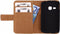 Samsung Galaxy Young S6310 Hoesje - Mobilize - Slim Wallet Serie - Kunstlederen Bookcase - Wit - Hoesje Geschikt Voor Samsung Galaxy Young S6310