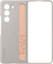 Samsung Galaxy Z Fold5 - Standing Case met Strap geschikt voor Samsung Galaxy Z Fold5 - Sand