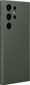 Samsung Leather Cover geschikt voor Samsung Galaxy S23 Ultra - Groen