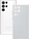Samsung Lederen Hoesje - Samsung Galaxy S22 Ultra - Lichtgrijs