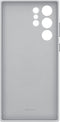 Samsung Lederen Hoesje - Samsung Galaxy S22 Ultra - Lichtgrijs