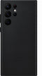 Samsung Lederen Hoesje - Samsung Galaxy S22 Ultra - Zwart