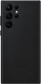 Samsung Lederen Hoesje - Samsung Galaxy S22 Ultra - Zwart