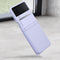 Samsung Leren Cover - Samsung Galaxy Z Flip4 - Bora Purple