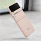 Samsung Leren Cover - Samsung Galaxy Z Flip4 - Peach