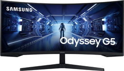 Samsung Odyssey Gaming Monitor G5 34 inch (C34G55TWWP) Zwart