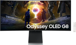 Samsung Odyssey OLED G8 G85SD 34 inch Zilver