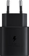 SAMSUNG Originele 25W Snellader - Oplader - USB-C aansluiting- Adapter 25W Snellader USB-C Zwart- 25