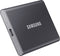 Samsung Portable T7 - Externe SSD - USB C 3.2 - Inclusief USB C en USB A kabel - Geschikt voor iPhone 15 - 4 TB - Grijs