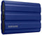 Samsung Portable T7 Shield - Externe SSD - USB C 3.2 - Inclusief USB C en USB A kabel - Geschikt voor iPhone 15 - 1 TB - Blauw