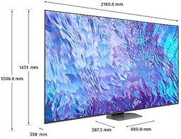 Samsung QLED Q80C 98 inch Zilver