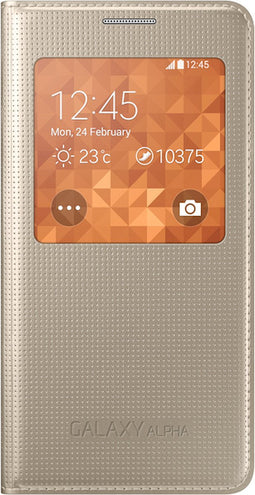 Samsung S-View Cover Flip case Goud