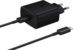 Samsung Single USB-C Oplader USB-C 1 Meter Power Delivery 45W - Zwart