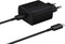 Samsung Single USB-C Oplader USB-C 1 Meter Power Delivery 45W - Zwart