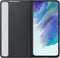 Samsung Smart Clear View Hoesje - Samsung Galaxy S21 FE - Donkergrijs