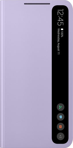 Samsung Smart Clear View Hoesje - Samsung Galaxy S21 FE - Lavender