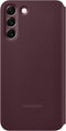 Samsung Smart Clear View Hoesje - Samsung Galaxy S22 Plus - Burgundy