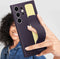 Samsung Standing Grip Case - Geschikt voor Samsung Galaxy S24 Ultra - Dark Violet
