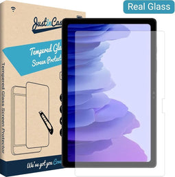 Samsung Tab A7 screenprotector - 10.2 inch - Gehard glas - Transparant - Perfecte pasvorm - Just in Case