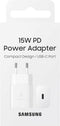 Samsung USB-C Adapter zonder kabel - 15W - Wit