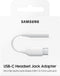 Samsung USB-C to 3.5mm Headset Jack Adapter - Wit