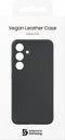 Samsung Vegan Leather Case - Geschikt voor Samsung Galaxy S24 - Black