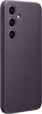 Samsung Vegan Leather Case - Geschikt voor Samsung Galaxy S24 - Dark Violet