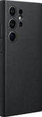 Samsung Vegan Leather Case - Geschikt voor Samsung Galaxy S24 Ultra - Black