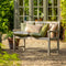 SAMUEL - Outdoor Kussenhoes 45x45 cm - waterafstotend en uv-bestendig - Olive Branch - groen