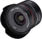 Samyang - AF 18mm F2.8 Sony E - Opzetlens - Objectief - Cameralens