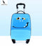 San Vitale® - Lichtgewicht reis koffer - Trolley - Handbagage - Dino - Blauw
