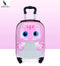 San Vitale® - Lichtgewicht reis koffer - Trolley - Handbagage - Kat - Poes - Roze