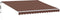 vidaXL - Luifel - automatisch - uittrekbaar - met - LED - 400x350 - cm - bruin