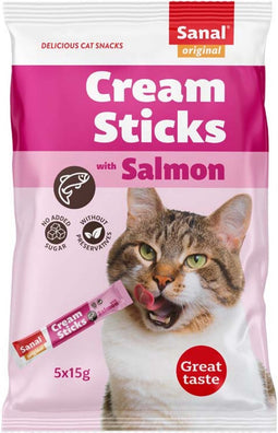 Sanal cream sticks kat zalm (5X15 GR)