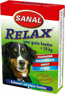 Sanal Dog Relax Kalmeringstablet Large > 20 kg 15 Tabletten