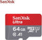 SanDisk 64 GB Micro SD Ultra 120 MB/s UHS-I A1 Class 10