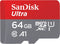 SanDisk 64 GB Micro SD Ultra 120 MB/s UHS-I A1 Class 10