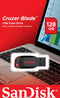SanDisk Cruzer Blade | 128 GB | USB 2.0A - USB Sick