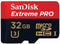 SanDisk Extreme Pro - Micro SDHC - 32GB - 100mb / 90mb - met adapter