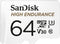 Sandisk High Endurance - Geheugenkaart - 64GB