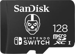 SanDisk MicroSDXC Extreme Gaming 128GB Nintendo licensed Fortnite Skull Trooper