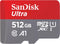 SanDisk MicroSDXC Ultra Android 512GB 150MB/s CL10, Chromebook