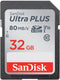 SanDisk SDHC Elite Ultra Plus 32.0GB 130MB/s CL10 incl rescue pro
