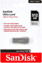 SanDisk Ultra Luxe 512 GB USB 3.1 150 MB/s metaal zilver