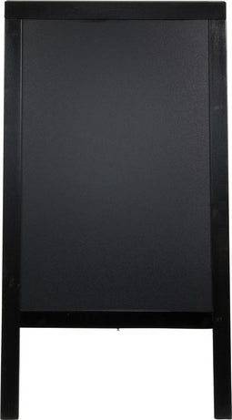 Sandwich pavement chalk board - with lacquered black finish - 70x125cm