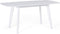 SANFORD - Uitschuifbare eettafel - Wit - 80 x 120/160 cm - MDF
