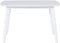 SANFORD - Uitschuifbare eettafel - Wit - 80 x 120/160 cm - MDF