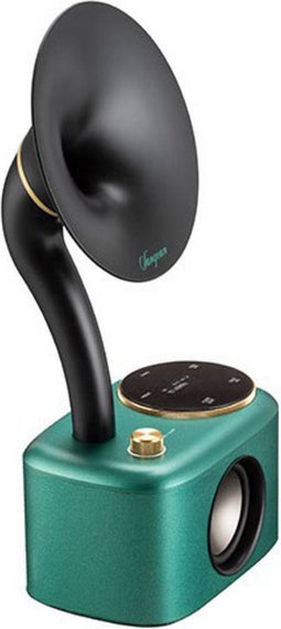 Sangean CP-100D Gramophone Tafelradio DAB+, FM AUX, Bluetooth, DAB+, FM, USB Touchscreen, Herlaadbaar Turquoise