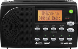 Sangean DPR-65 - DAB Radio - Draagbare Radio met DAB+ en FM - Zwart